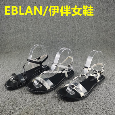 EBLAN/伊伴时尚休闲百搭罗马凉鞋