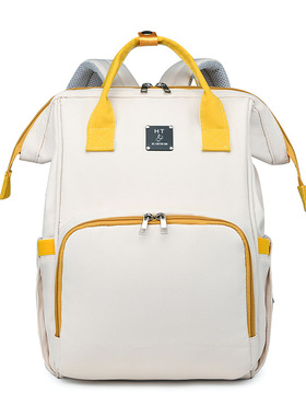 妈咪背包母婴外出轻便手提包大容量双肩婴儿收纳包 短途旅行背包