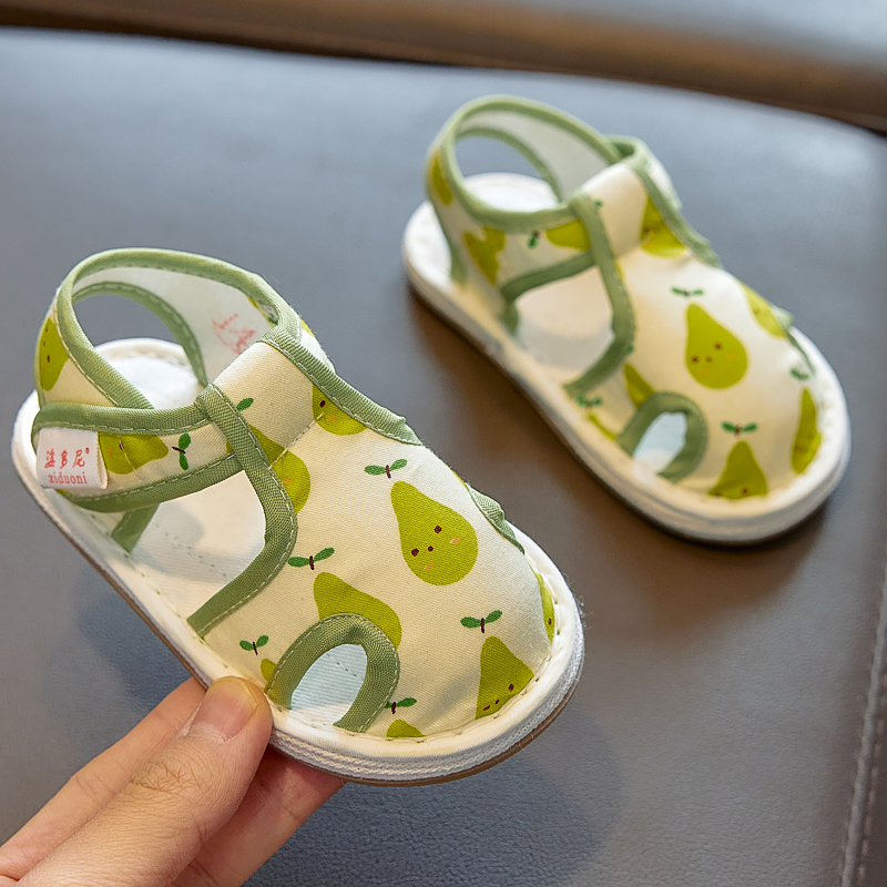 儿童千层底布凉鞋1-7岁夏季