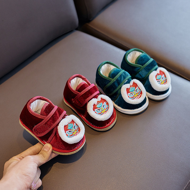儿童手工棉鞋1-3岁2周岁新年鞋唐装男女宝宝千层底布鞋棉花保暖冬,童鞋/婴儿鞋/亲子鞋,学步鞋,淘宝优惠券,粉丝福利购,淘宝优惠卷