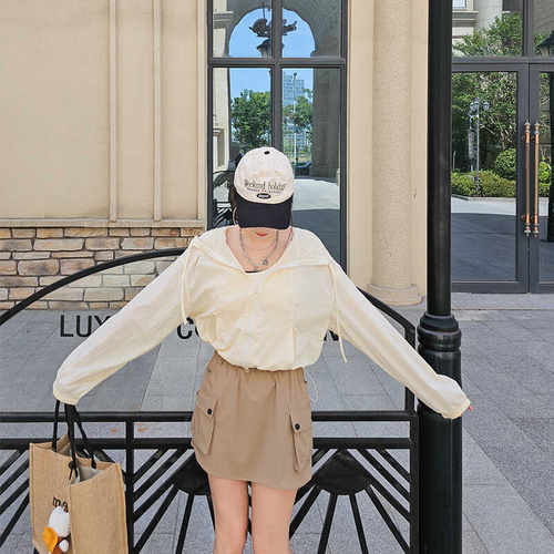 薄款休闲冲锋衣外套小个子百搭
