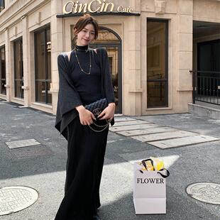 优雅知性松弛感老钱风山羊绒针织三件套套装 Baby61 巴黎画廊