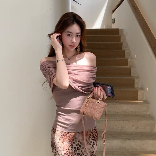 Baby61堆堆荡领针织上衣