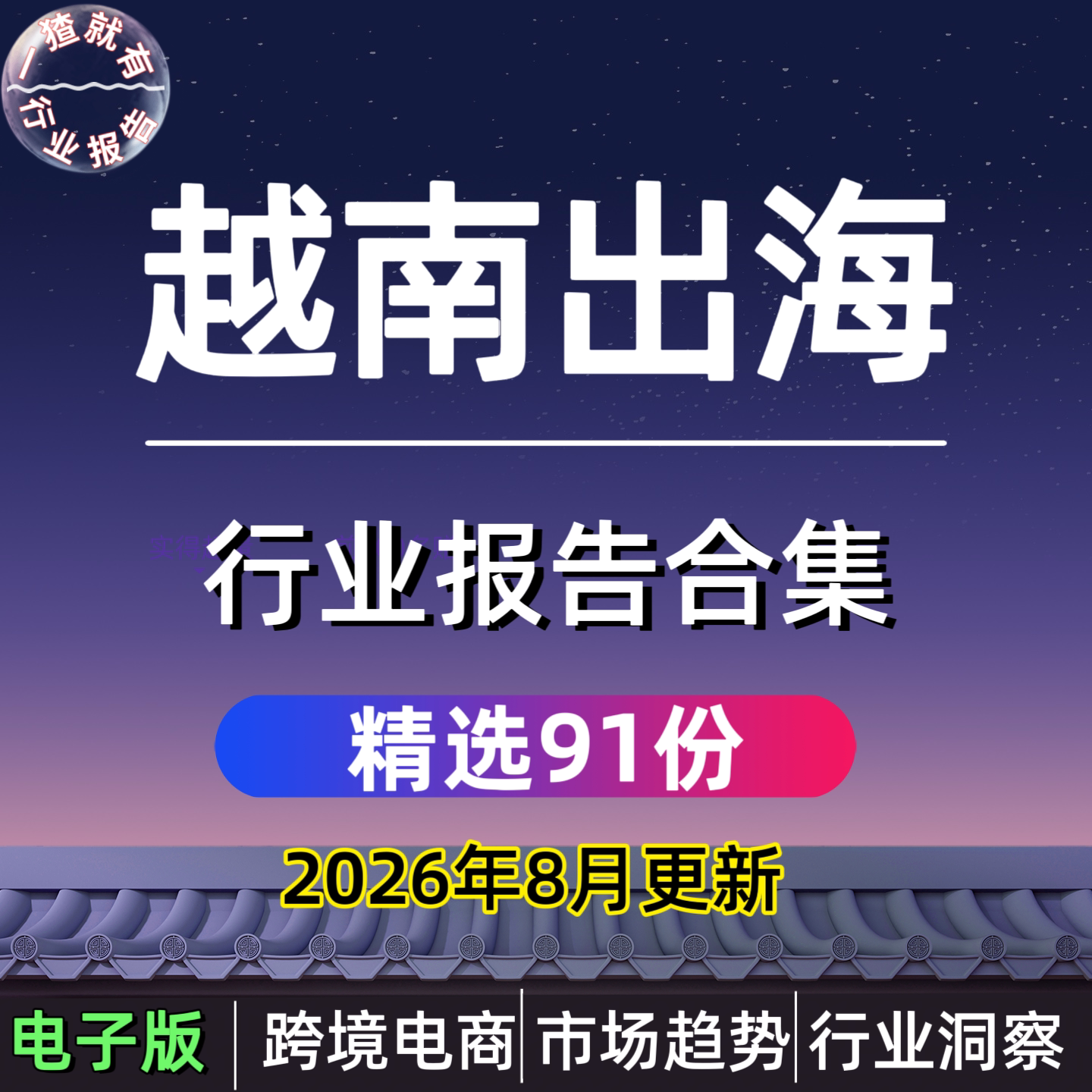 2026年越南出海市场研究报告设计素材/源文件