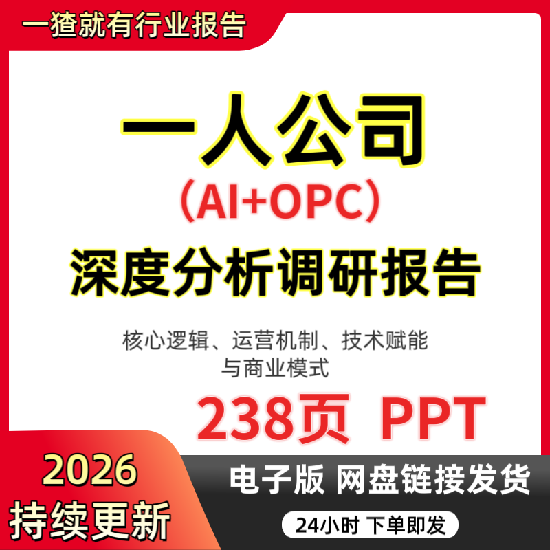 238页PPT一人公司（AI+设计素材/源文件