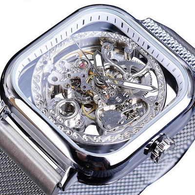 2025 High-end Men's Mechanical Watch Fully Automatic Hollow