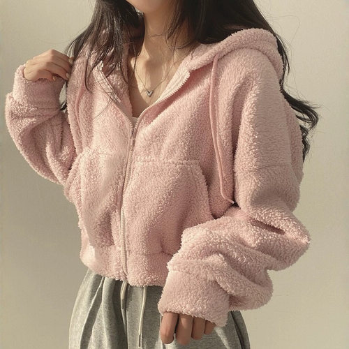Women's Imitation Outerwear 2026 Thickened Warm Loose Jacket