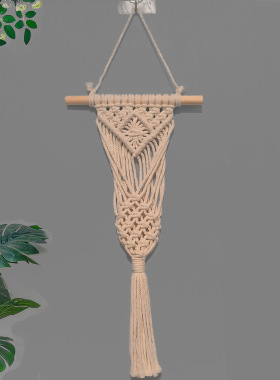 Ins Handmade Woven Dried Flower Decorative Net Bag Homestay