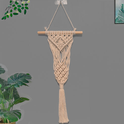 Ins Handmade Woven Dried Flower Decorative Net Bag Homestay