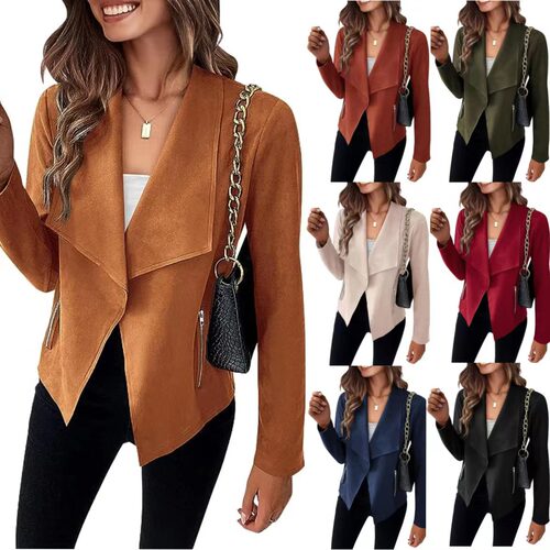 2026 Motorcycle Jacket Women Ins Fashion Casual Deerskin Sho