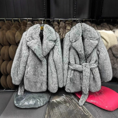 Ready Stock Imitation Coat Women's Mid-length Mink Plush Coa