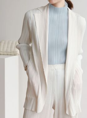 High-end Pleated Quality Ins Style Ladies High-end mmuting A