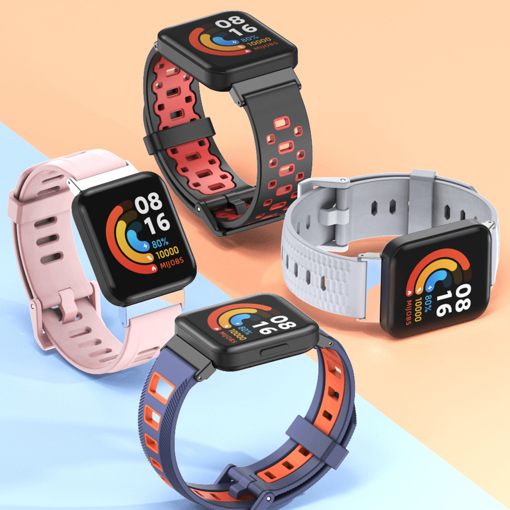适用红米手表3 青春版Redmi watch 3 Active表带POCO硅胶TPU透气