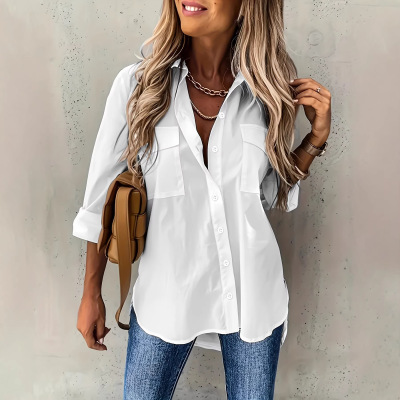 2026 Women’s All-match Loose Lapel Jacket With Pockets