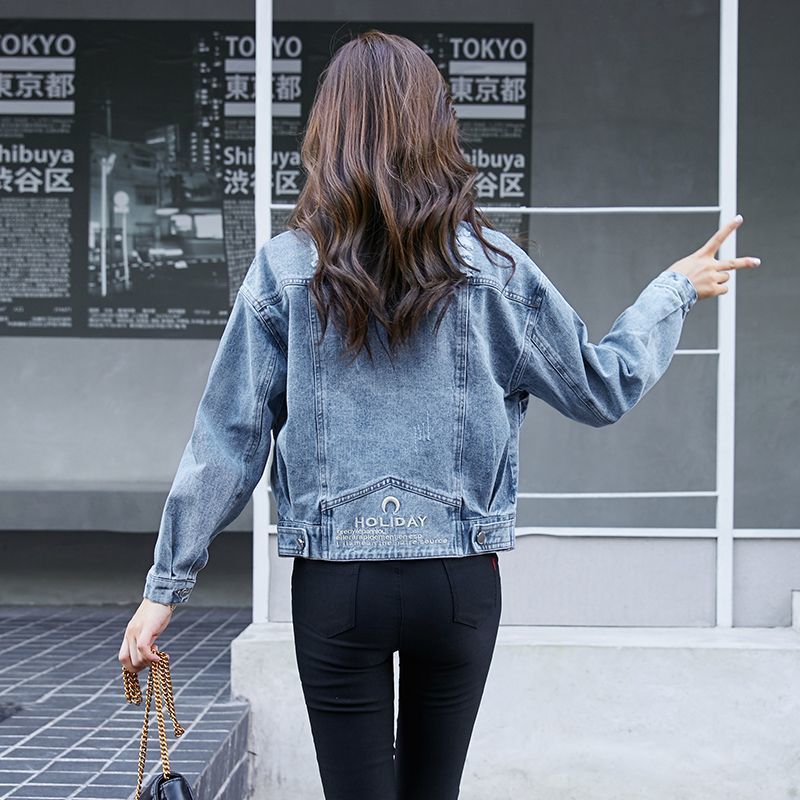 2026 Denim Jacket For Women Korean Small Loose Versatile Jac图片