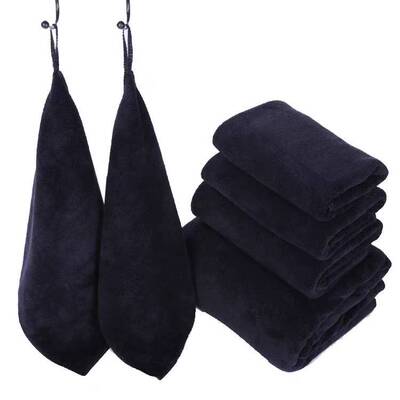 Microfiber  Absorbent Small Towel Square Handkerchief Temu B