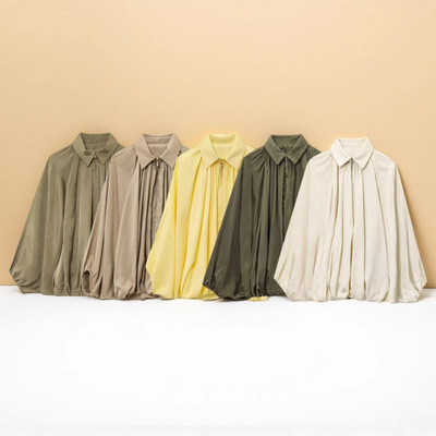 Za2026 Ready Stock Women's Casual Fashion Puffy Bomber Jacke