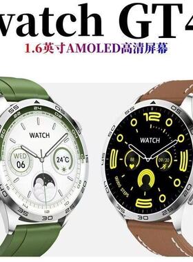 Watch4 Smart Gt4 Round Screen Smart Hd Full Touch Call Heart