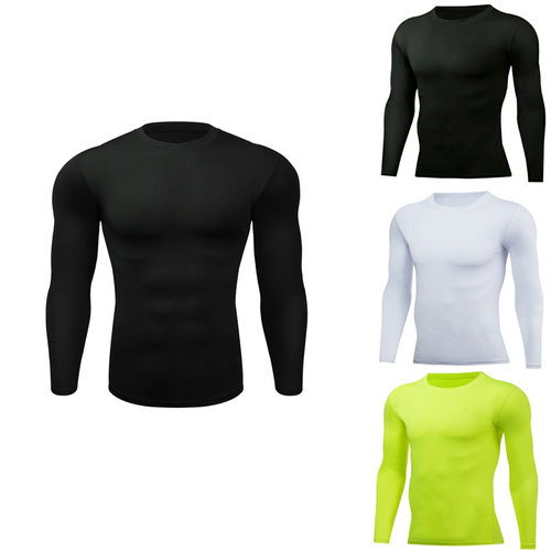 2026 Fitness Wear Men's Quick-dry T-shirt High Elastic Tight