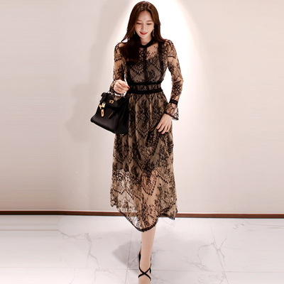 Women's 2026 Korean Temperament Fashion Waist Stitching Lace