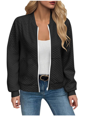2026 Style Zipper Jacket Women's Loose Casual Jacket