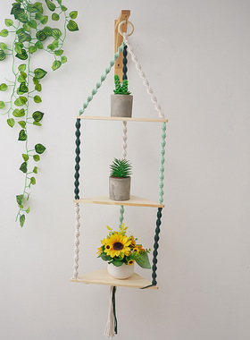 Bohemian Hand-woven Tapestry  Storage Rack Tapestry Living R