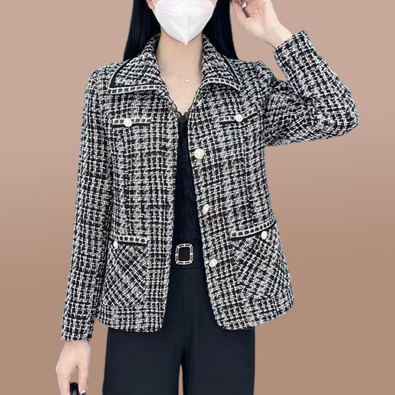 Wind Jacket For Women 2026 French Jacquard Loose Small Short图片