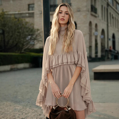 Elegant Style Chiffon Fashionable Two-piece Sling Set