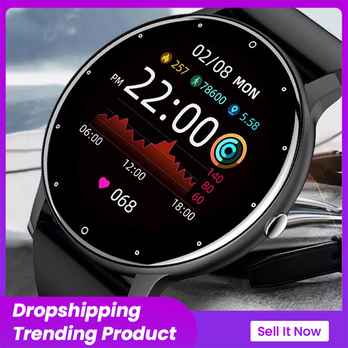 2023 New Smart Watch Women Men Lady Sport Fitness Smartwatch