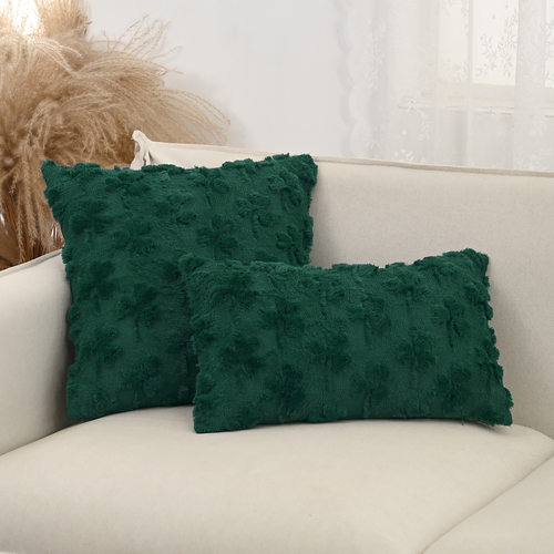 Ins St. Patrick's Day  Case Plush Jacquard Living Room Sofa