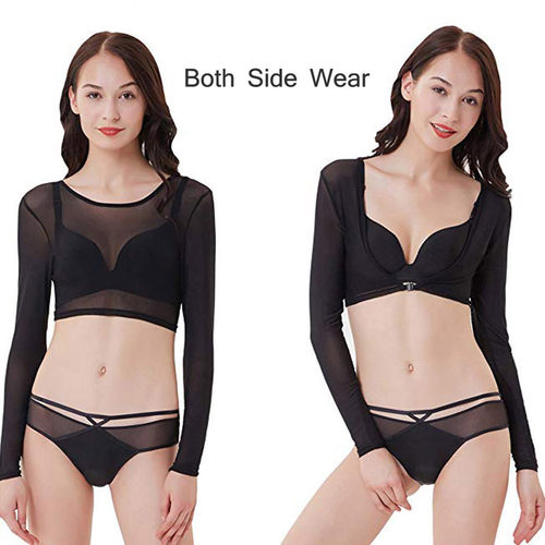2026 Lace Base Inner Short Navel-baring V-neck See-through C