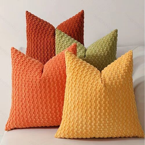 Bohemian Style rduroy Stereo Bubble Grain   Cushion ver Livi