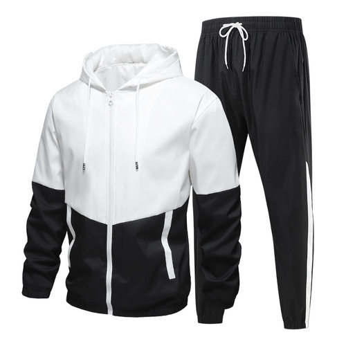 Hooded Two-piece Set Men’s Teen Casual Fashion Outerwear Li