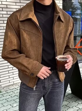 National rend Retro Versatile Short Lapel Jacket Zipper Fash