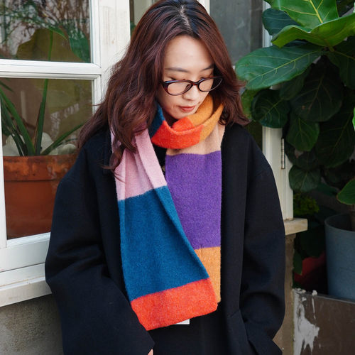 苏格兰爱丁堡RobertMackie进口软糯纯羊毛围巾冬礼物保暖柔软围脖