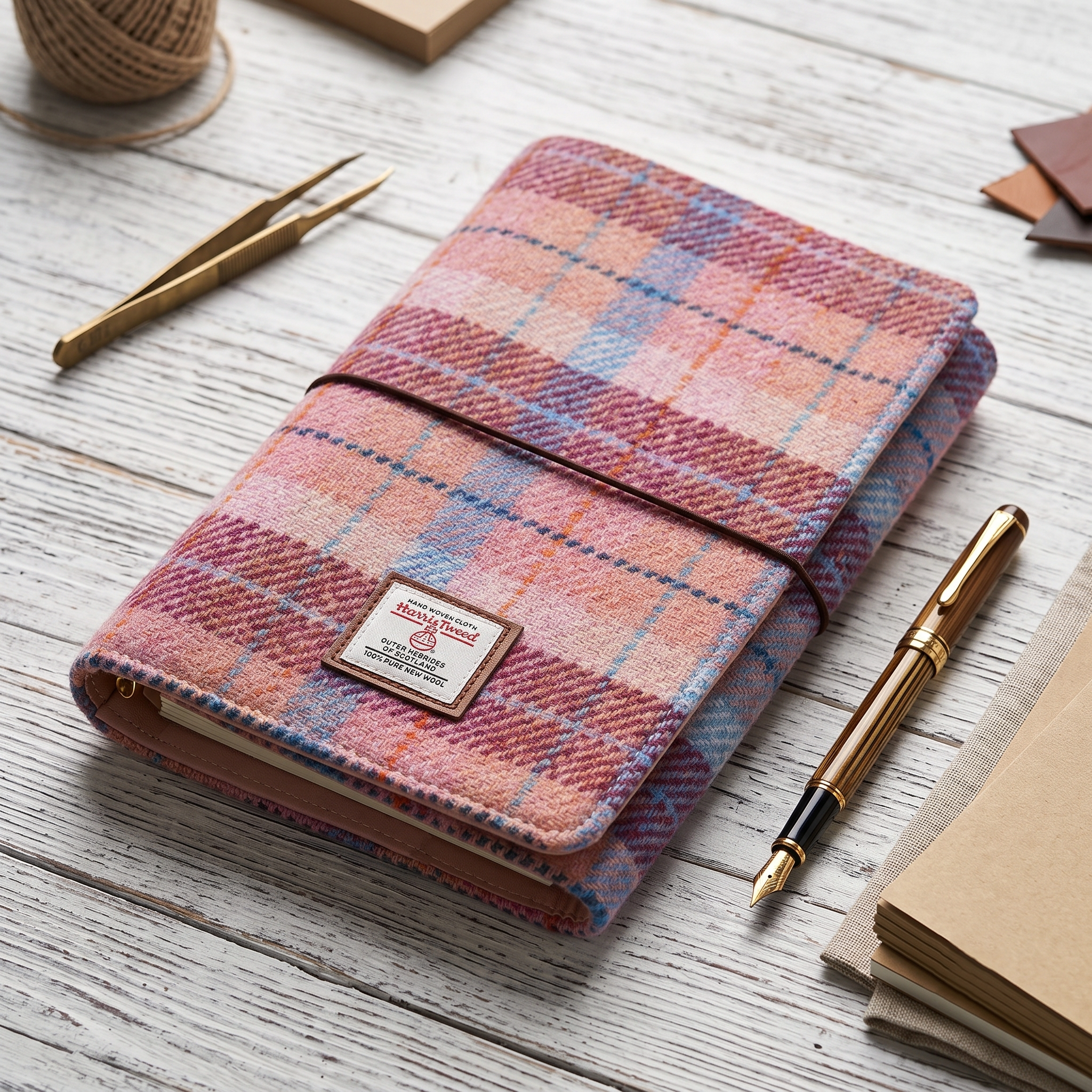 HarristweedA5活页定页手账本