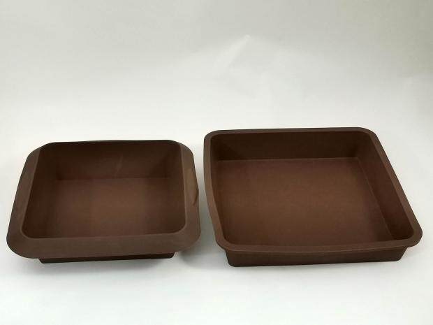 双把手硅胶抹茶戚风20cm蛋糕模具