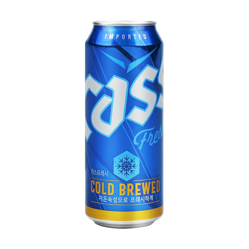 韩国原装进口 CASS凯狮啤酒500ML*24瓶 包邮 量大可询价