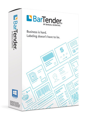 正版Bartender 2019入门版条形码标签编辑打印软件获取外部数据源