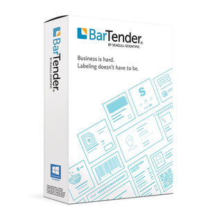 正版Bartender 2019入门版条形码标签编辑打印软件获取外部数据源