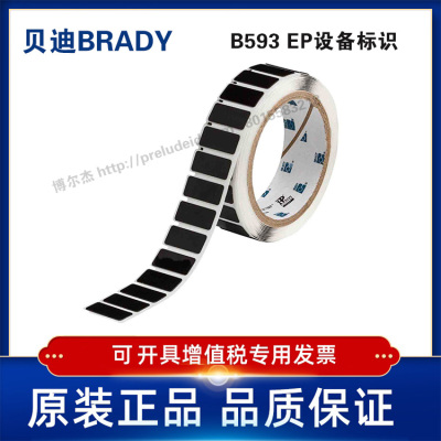 THTEP171-593-.25BK定制代打印贝迪BRADY标识按键12.44×26.9MM