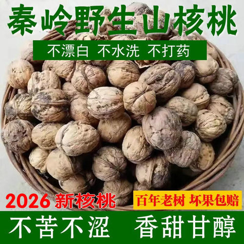 陕西秦岭山核桃老树核桃孕妇吃