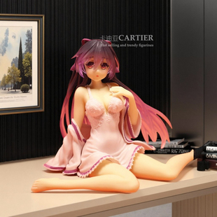 包邮现货正版 TAITO 夜刀神十香 坐姿 睡衣 约会大作战 景品手办