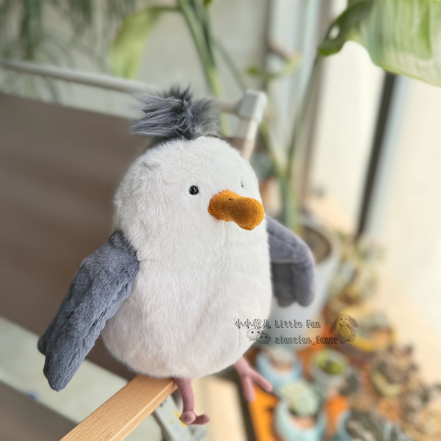 英国Jellycat奇珀海鸥毛绒玩具