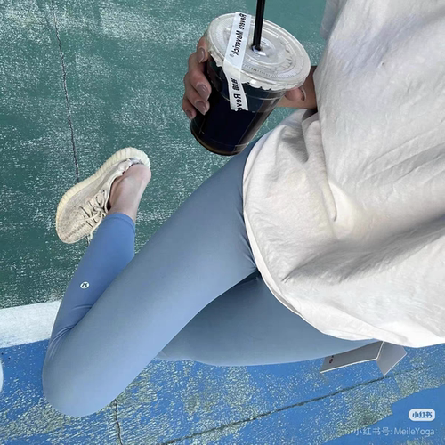 露露乐蒙瑜伽紧身裤速干