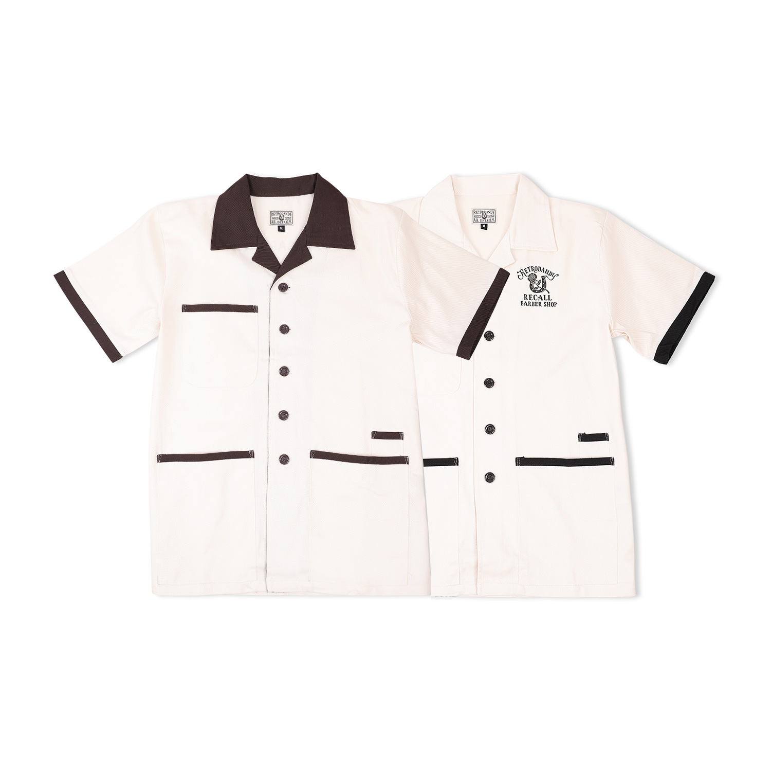 Retrodandy"Barber Jacket"回忆理髮厅&J's Barber Shop联名衬衫|ruв категории Мужская одежда, рубашка - от Buy2taobao.com для оказания профессиональной услуги покупки агента Taobao