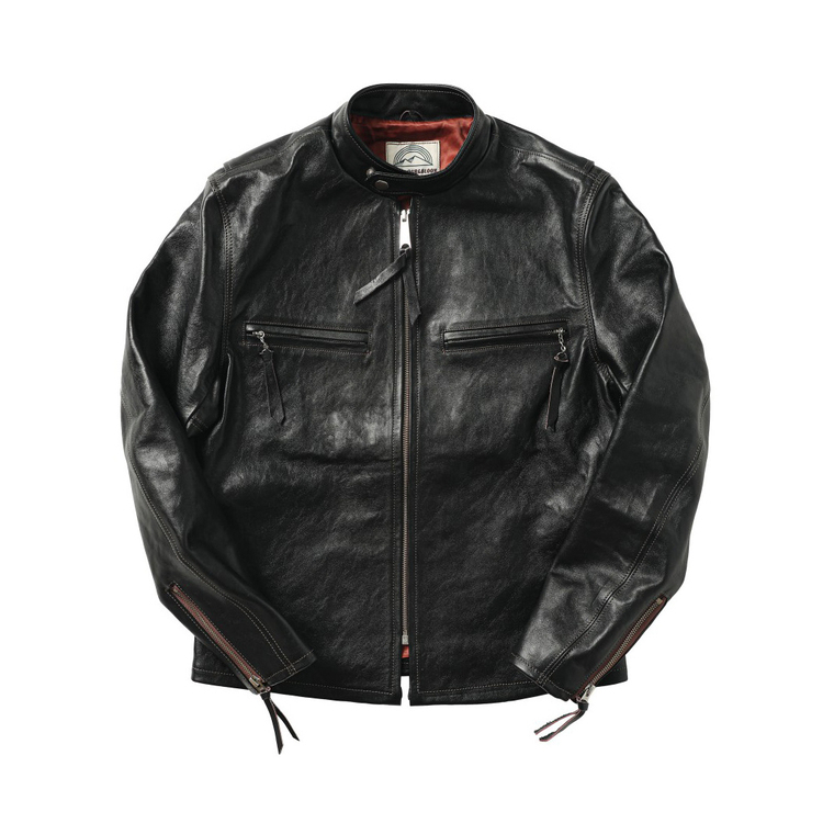 33oz ACE浮生出品1960S机车竞速骑士皮衣新西兰植鞣马皮BECK666