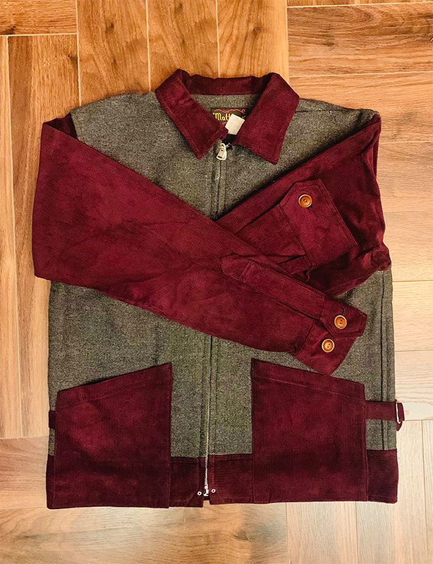 羊毛灯芯绒s拼接夹克Mattson