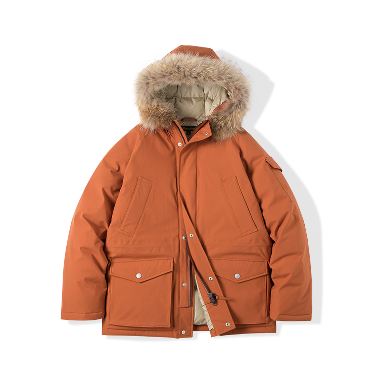 nativewell山系连帽户外羽绒服