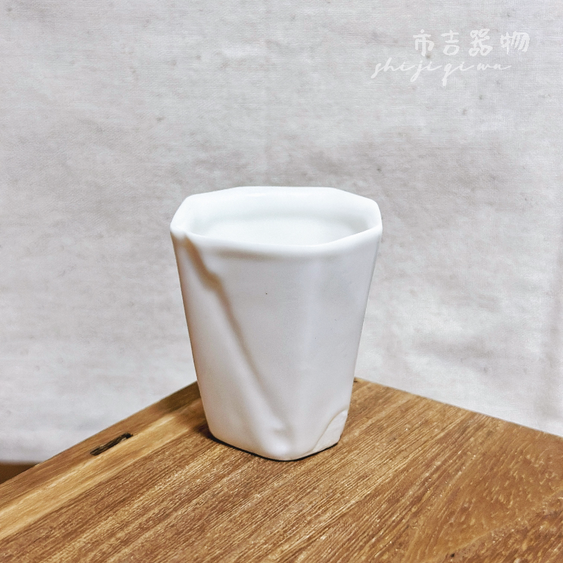 德化甜白七巧闻香杯独立设计师款图片